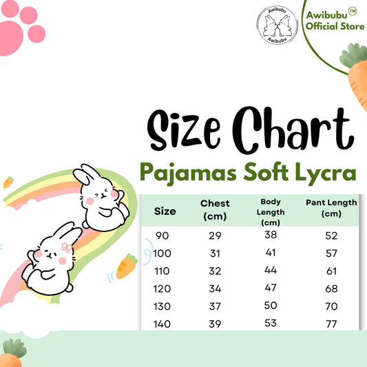 Awibubu Pyjamas Soft Lycra