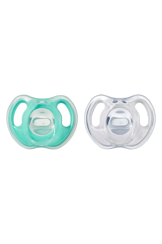 Tommee Tippee Ultra Light Soother Silicone 6-18M, 2 Packs