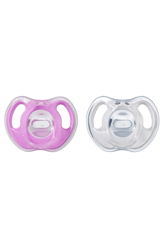 Tommee Tippee Ultra Light Soother Silicone 6-18M, 2 Packs