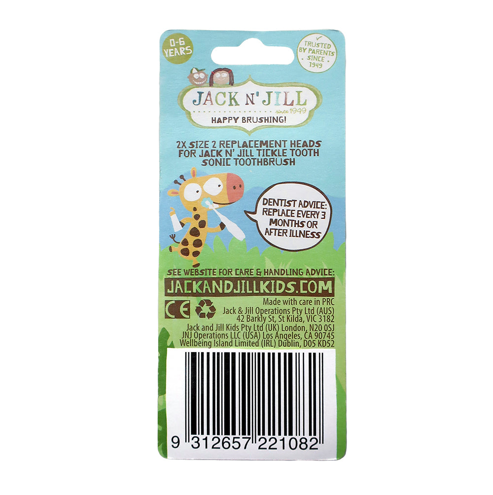 Jack N' Jill Tickle Tooth Sonic Toothbrush (0-6yrs)
