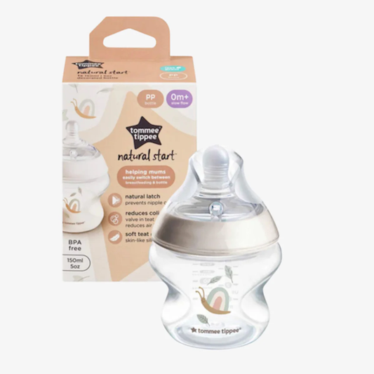Tommee Tippee Bottle 150Ml Pk1 Natural Start Decorated Snail