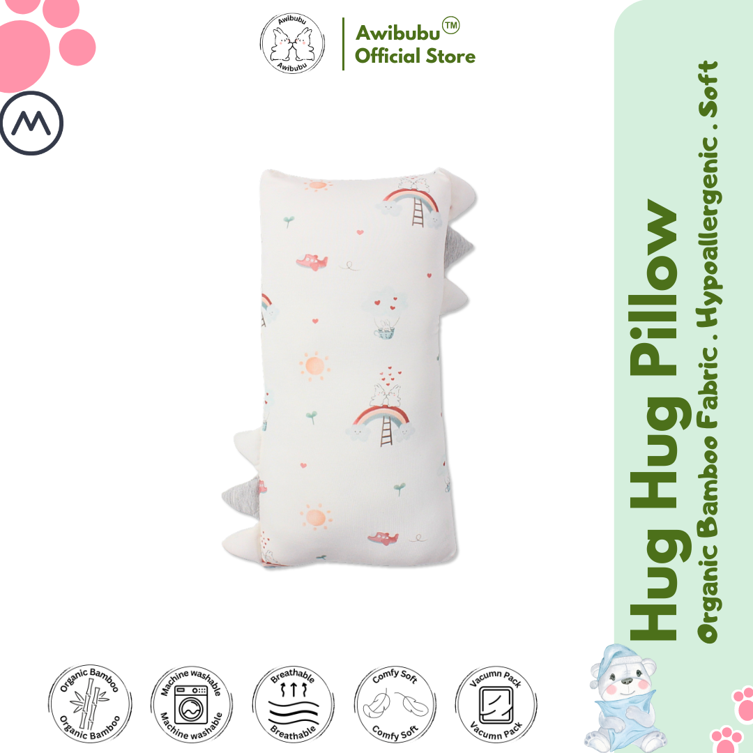 Awibubu Ultra Soft Bamboo Hugging Pillow