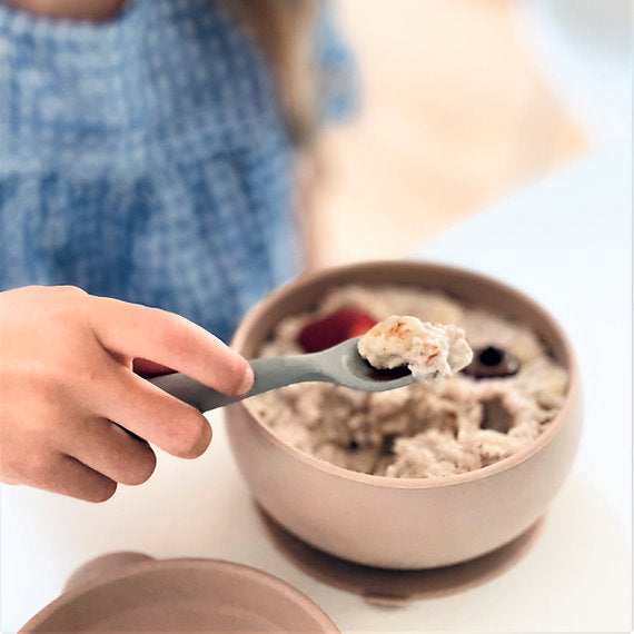 Minikoioi Bowly Suction Base Bowl With Lid