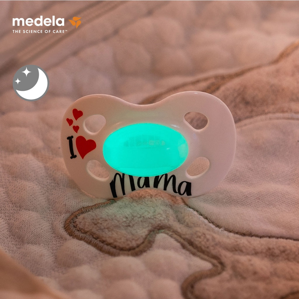 Medela Baby Day & Night Pacifier | [ 0-6 Months, 6-18 Months ] [ 2Pcs / Pack ]