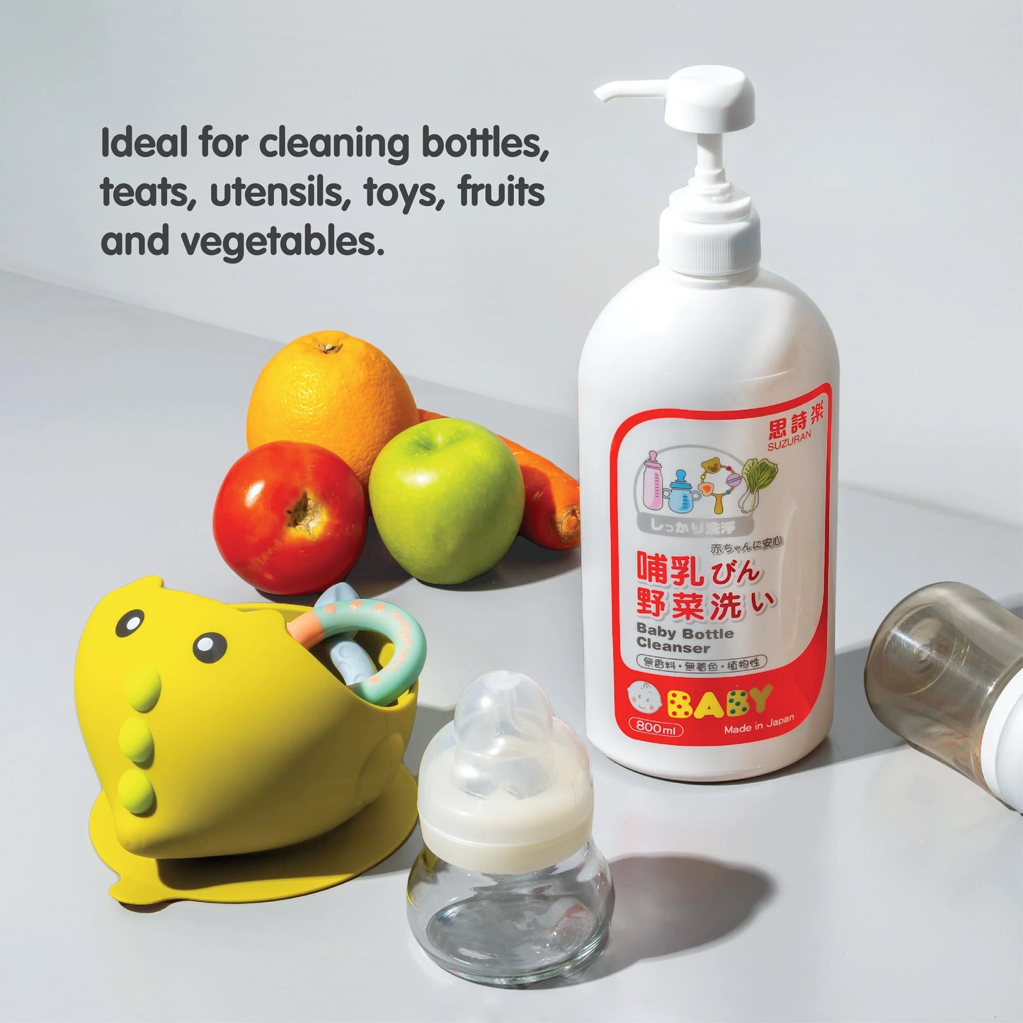 Suzuran Baby Plant Based Baby Bottle Cleanser 800ml