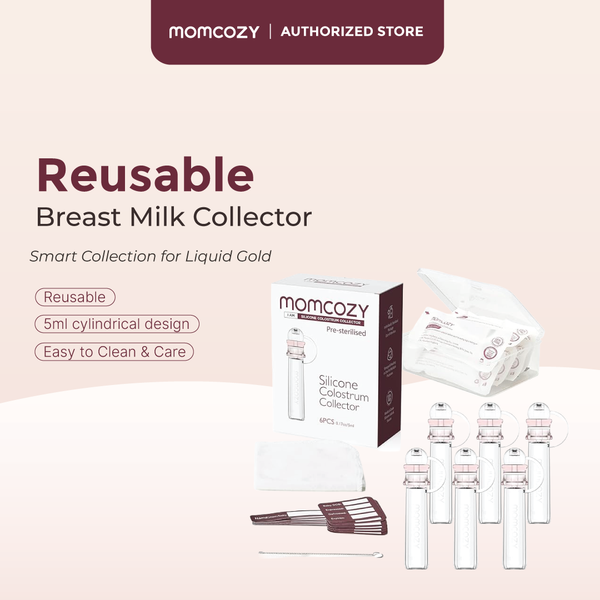 Momcozy Colostrum Reusable Breast Milk Collector - 6pcs