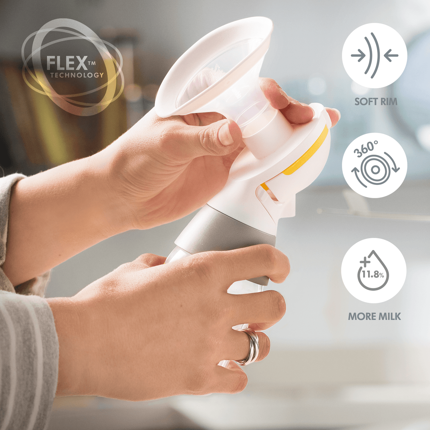 Medela Solo Single Electric Breast Pump with PersonalFit Flex Breast Shield