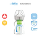Dr. Brown's Anti-Colic Newborn Options+ PP Wide Neck 5oz/150ml Bottle, 1 Bottle, Level 1 Teat