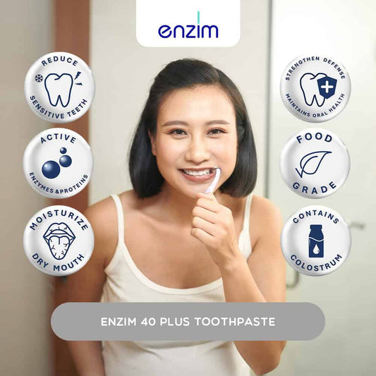 Enzim 40 Plus Mild Flavour Toothpaste 100Ml