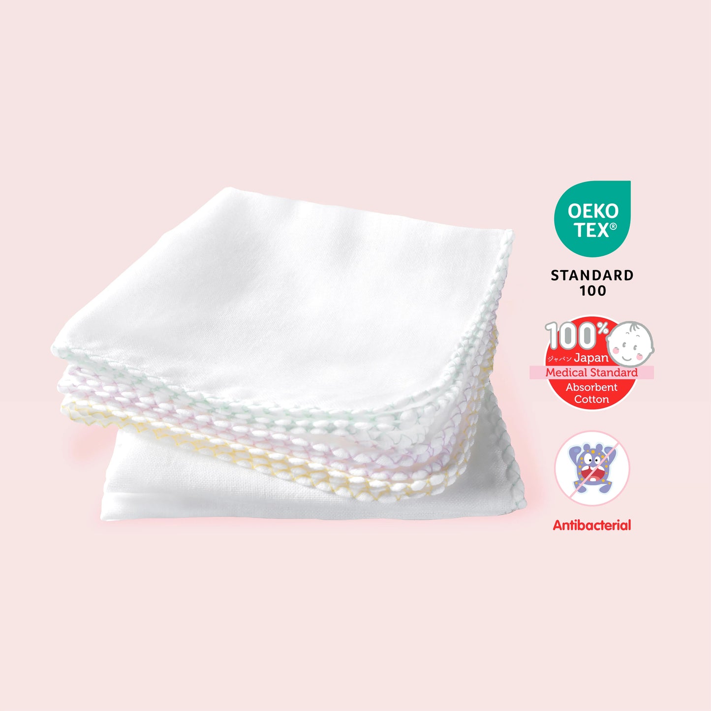 Suzuran Baby Gauze Handkerchief (5/10pcs)