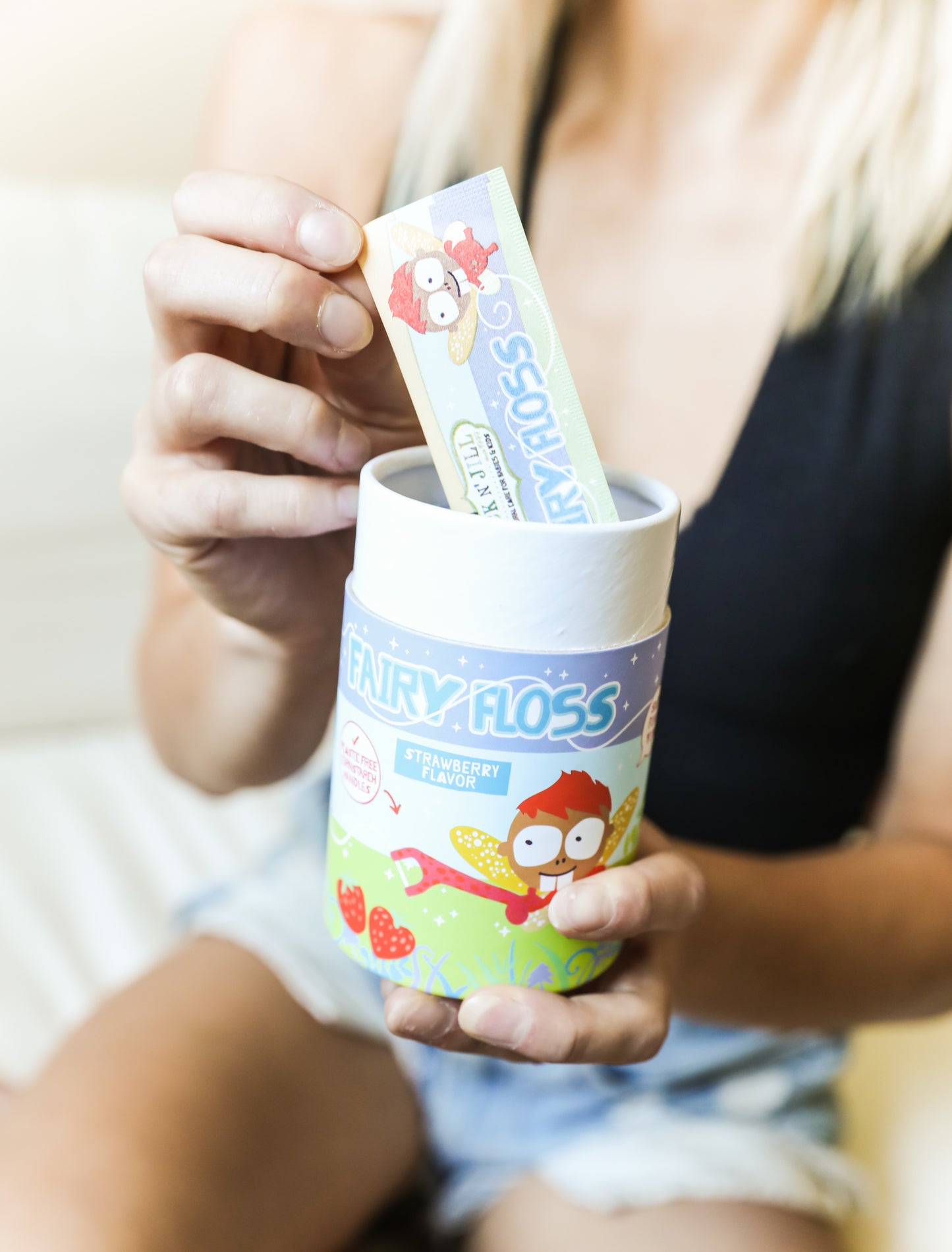 Jack N' Jill Fairy Floss Dental Flossers - 30 pack