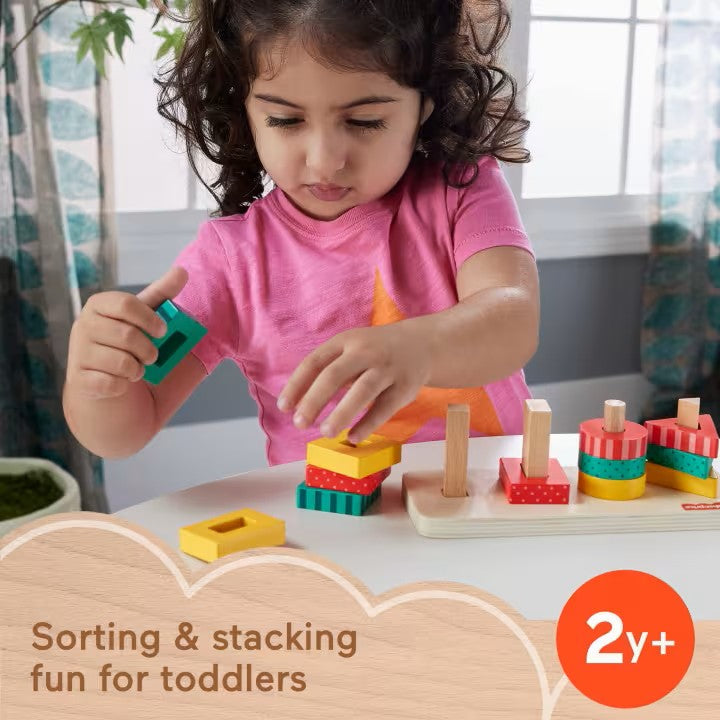 Fisher Price Wood Shape Stacker