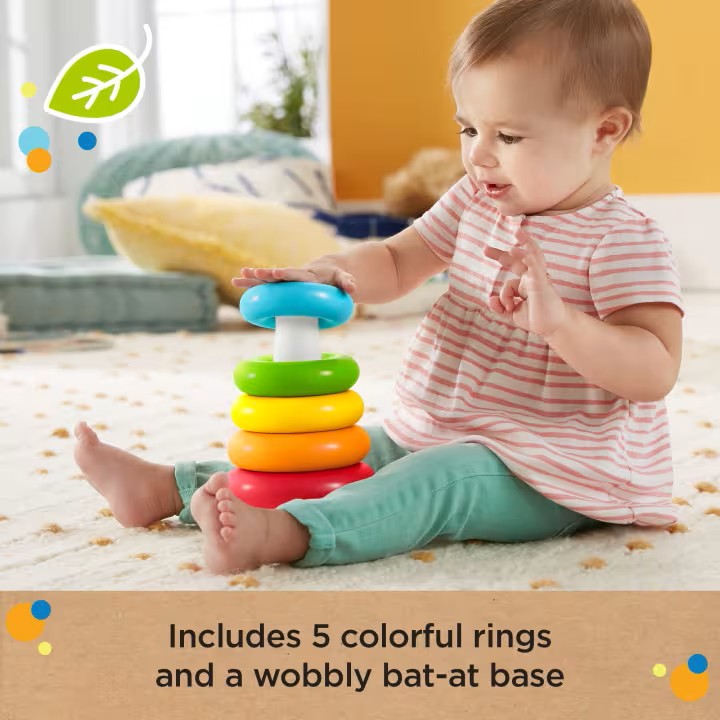 Fisher Price Infant Eco Rock-A-Stack Closed Box