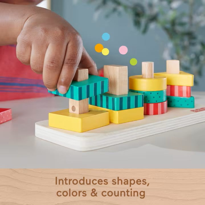 Fisher Price Wood Shape Stacker