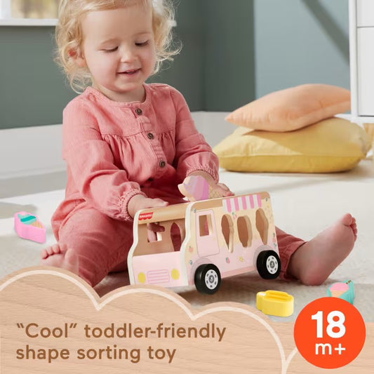 Fisher Price Wood Icecream Shape Sorter