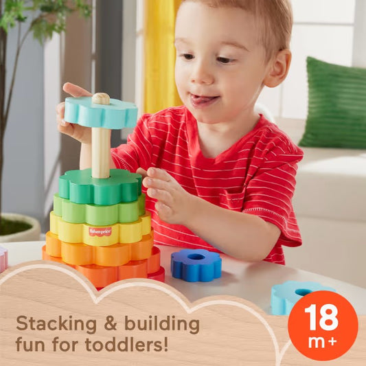 Fisher Price Wood Ring Stacker
