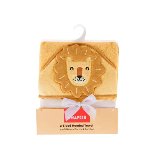 Snapkis Hooded Towel 1Pk 2-In-1 Lion