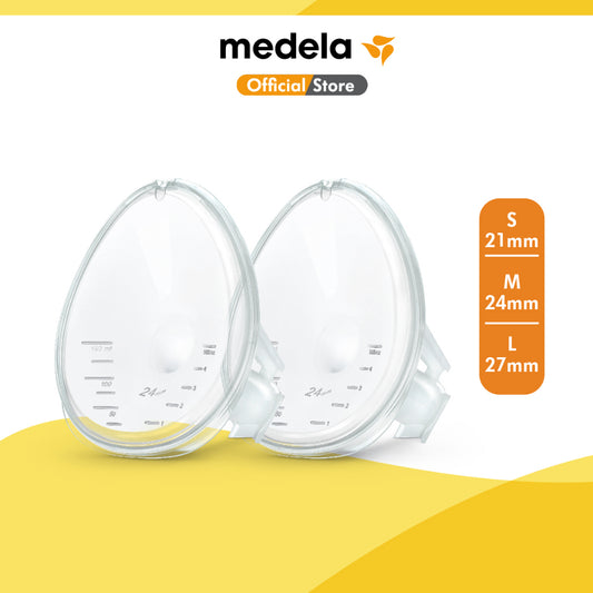 Medela Hands-Free Breastshield (21Mm/24Mm/27Mm) [ 2Pcs / Box ] Without Cups