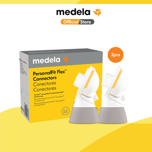 Medela Personalfit Flex Connector Breast Pump Parts With Overflow Protection (2Pcs/Pack)