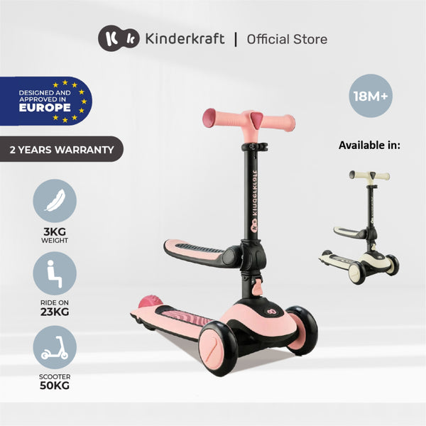 Kinderkraft Scooter 2-In-1 Halley Suitable For 2 Years Old