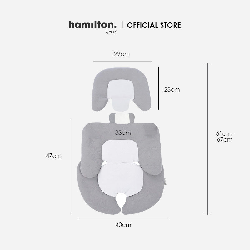 Hamilton Head & Body Support Seat Cushion Liner | Stroller Accessories