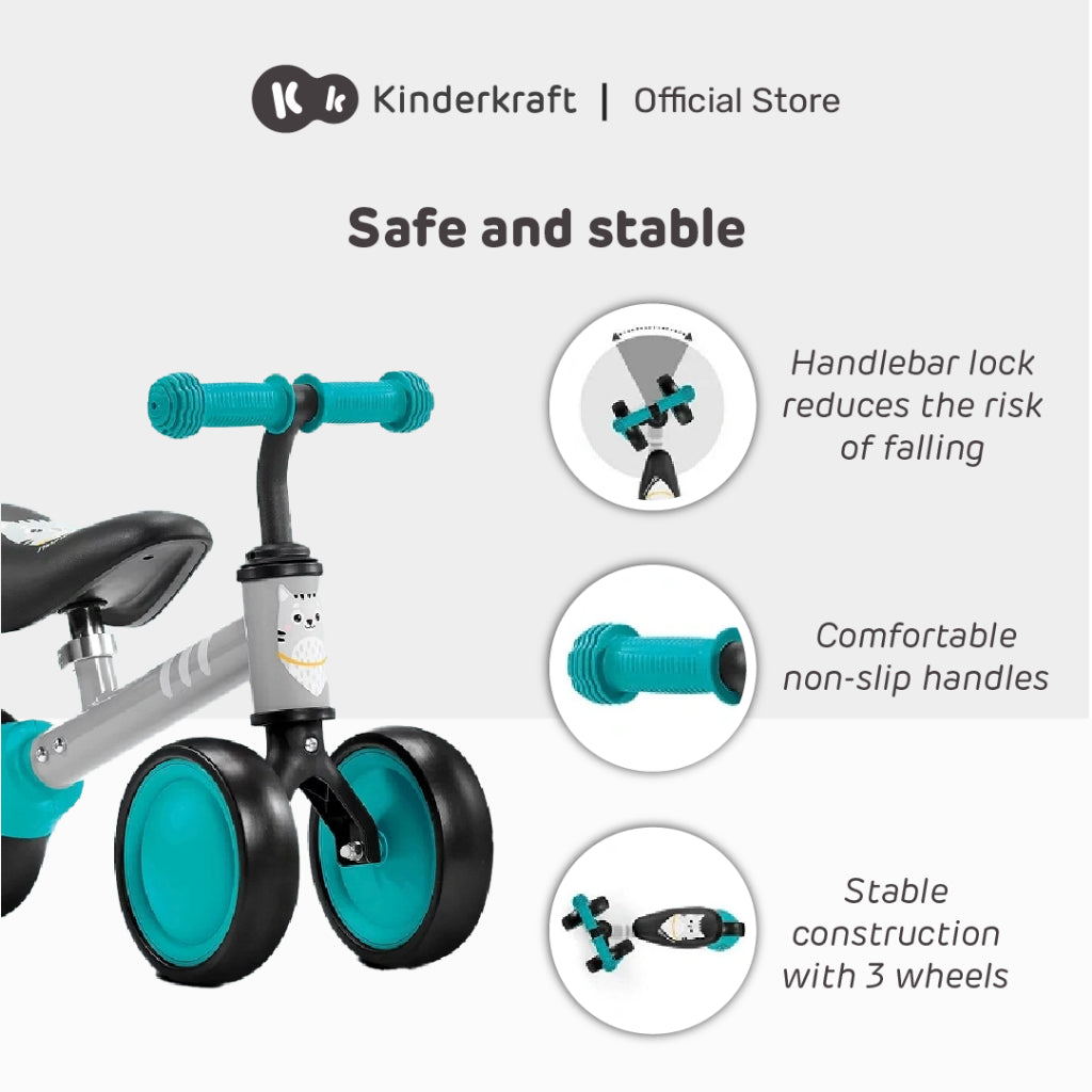 Kinderkraft Balance Bike Cutie - Suitable For 1 Year Old