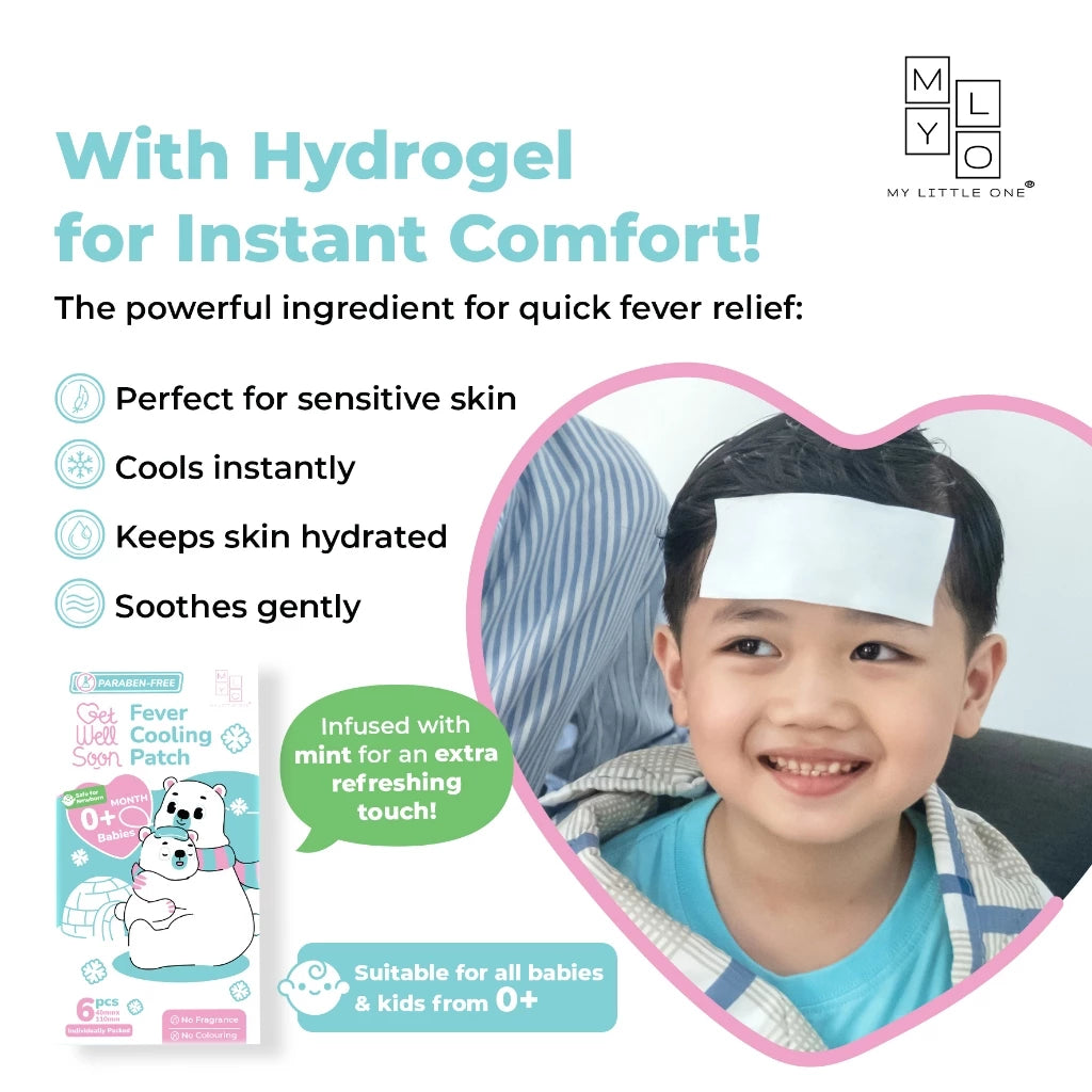 Mylo Paraben Free Fever Cooling Patch (6 Patches / Box)