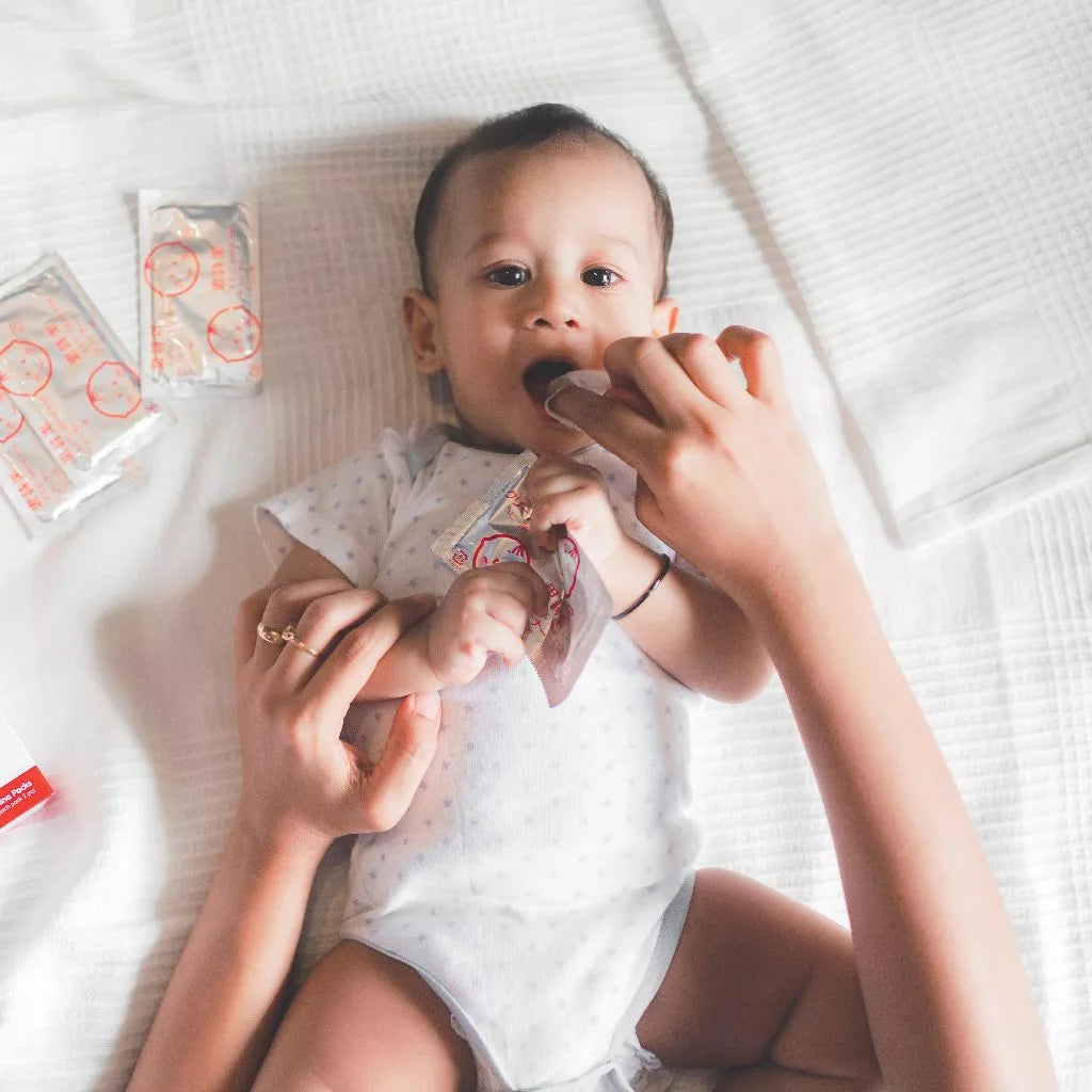 Suzuran Baby Wet Cleaning Cotton 30 sachets (60pcs)