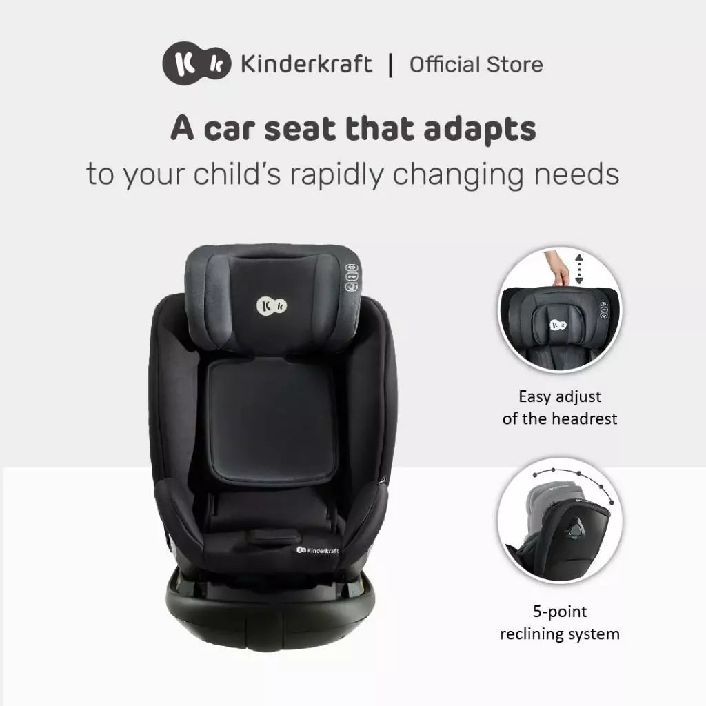 Kinderkraft Carseat X-Rider2 R129 Isofix (Newborn To 12 Years Old)