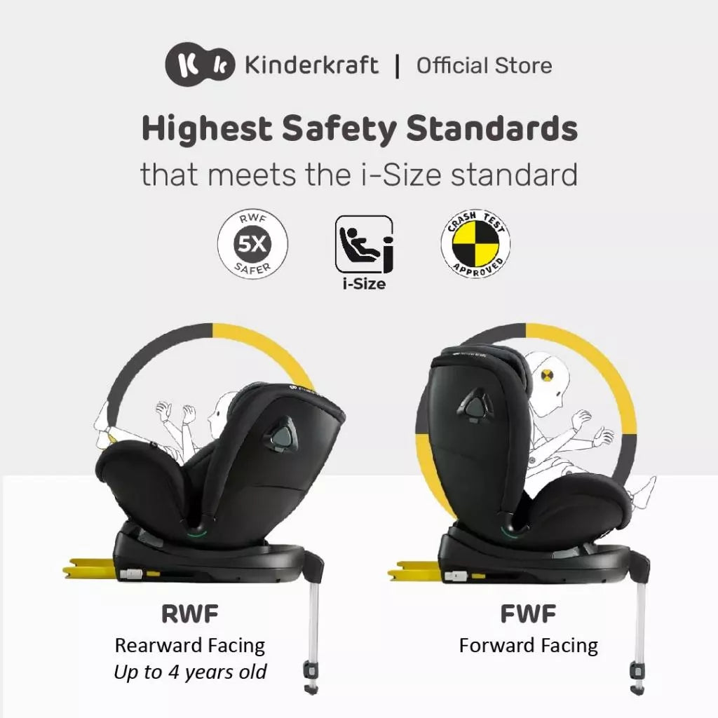 Kinderkraft Carseat X-Rider2 R129 Isofix (Newborn To 12 Years Old)