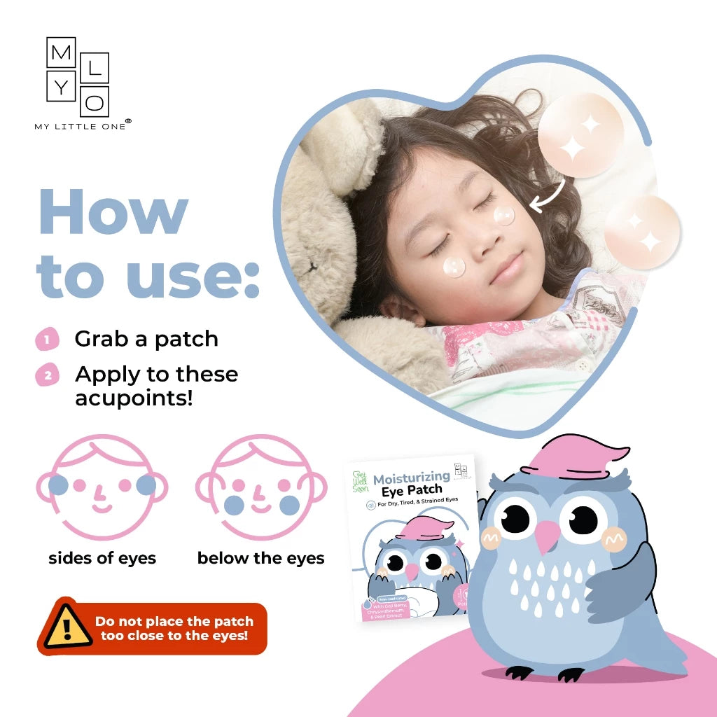 Mylo Gws Kids Eye Drops Moisturizing Eye Patch (10S) - Mess Free Dry, Tired Eyes Refresh