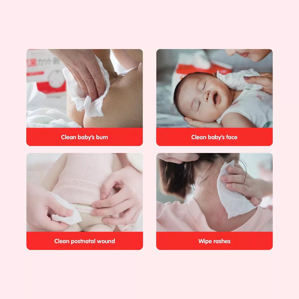Suzuran Baby Antibacterial Cut Cotton 120pcs