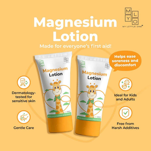 Mylo Gws Magnesium Moisturizing Lotion (100Ml) - Soothes Growth Discomfort & Support Good Sleep