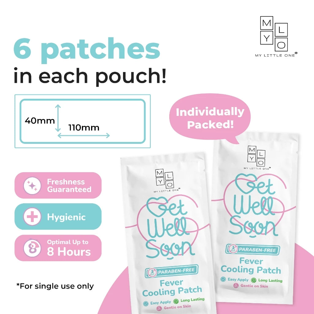 Mylo Paraben Free Fever Cooling Patch (6 Patches / Box)