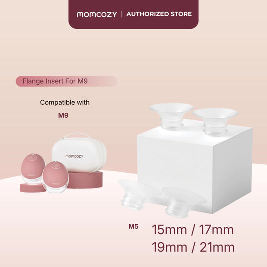 Momcozy Flange Insert for Momcozy M9 Breast Pump (15/17/19/21mm)