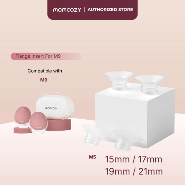 Momcozy Flange Insert for Momcozy M9 Breast Pump (15/17/19/21mm)