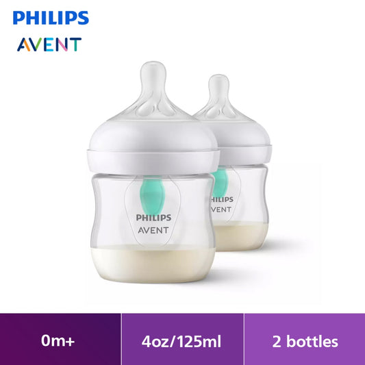Philips Avent Bottle Natural Response With Airfree Vent 125Ml/4Oz Twin