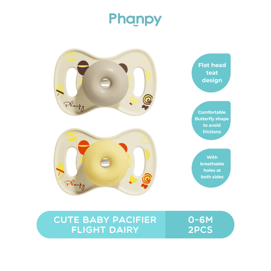 Phanpy Cute Baby Pacifier 2Pcs/Box 0 “ 6M- Flight Dairy