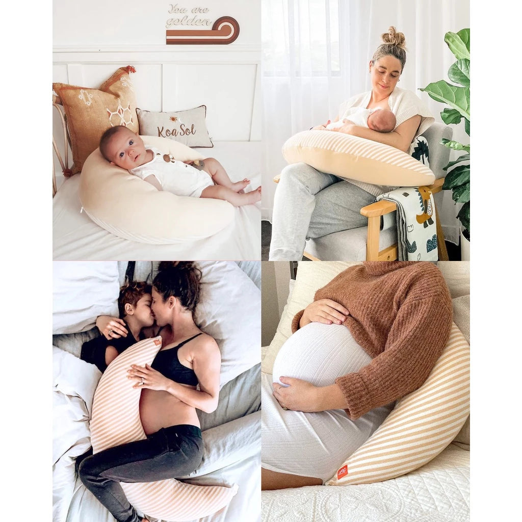 Mamaway Non-Toxic 3-In-1 Medical Grade Hypoallergenic Maternity Support & Nursing Pillow