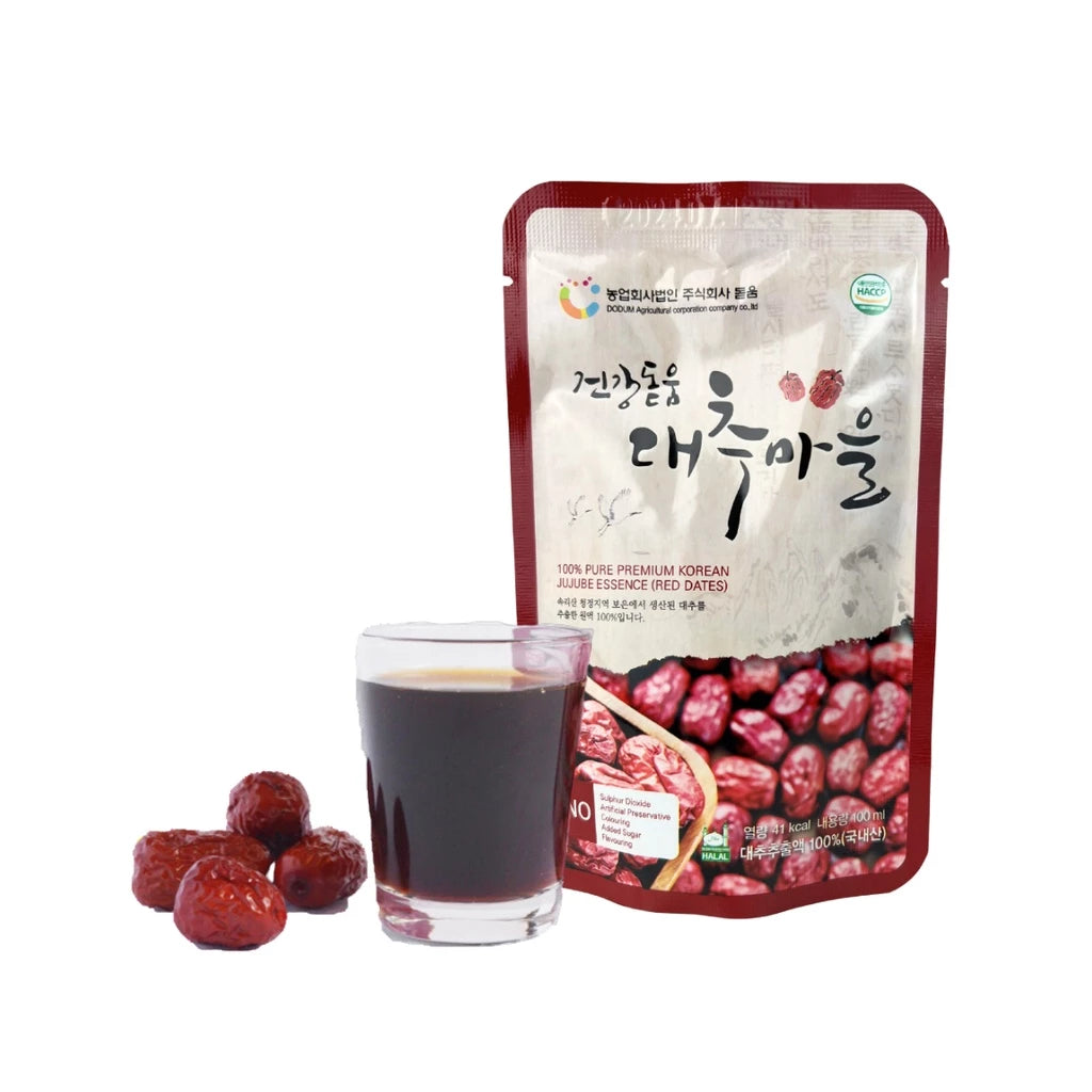 Dodum Korean Jujube Essence (100Ml X 5 Packs)