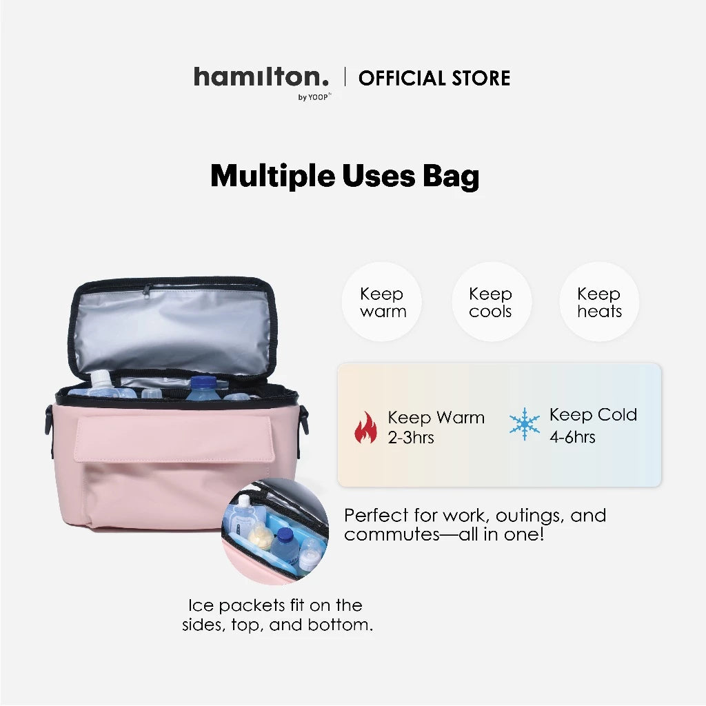 Hamilton Tote Bag with Detachable Cooler Bag