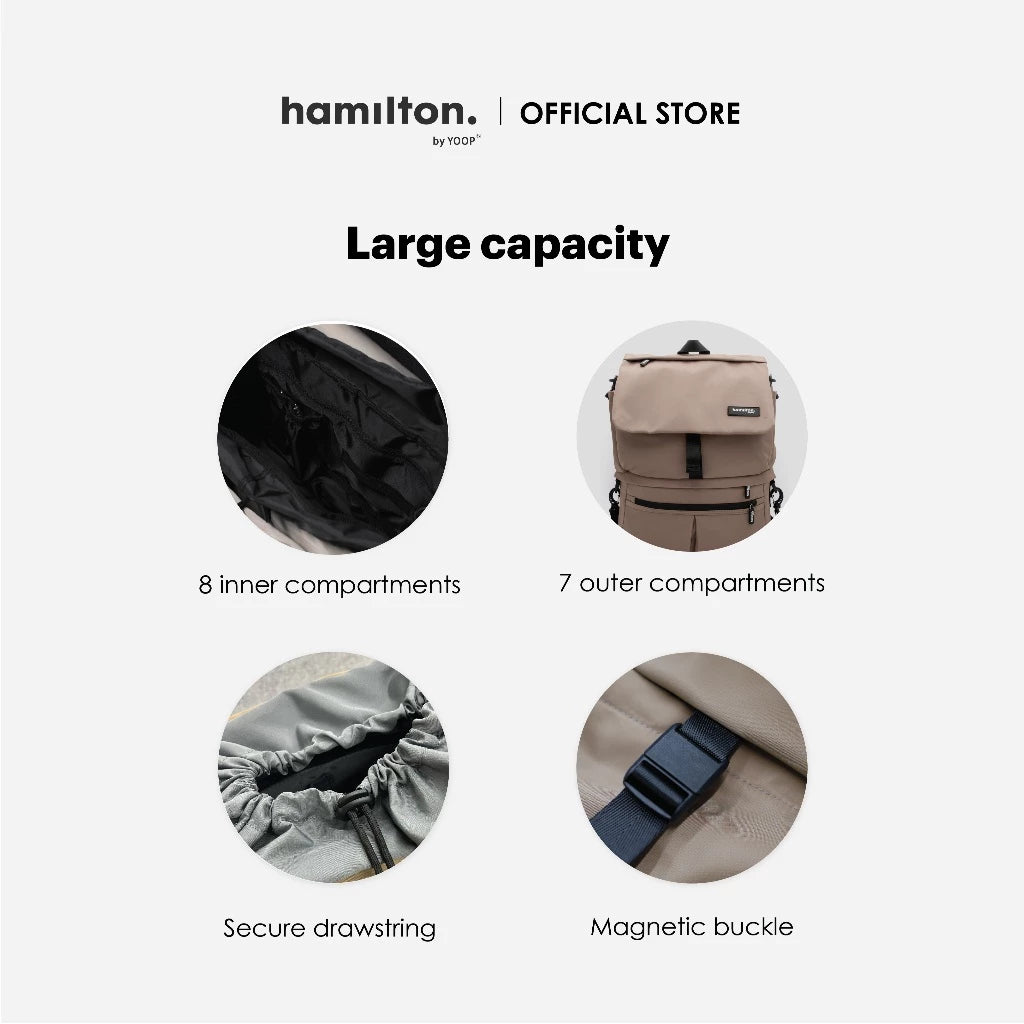 Hamilton Backpack with Detachable Cooler Bag