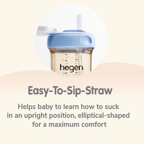 Hegen Pcto™ 330Ml/11Oz Straw Cup Ppsu (Pink/Blue/Purple)