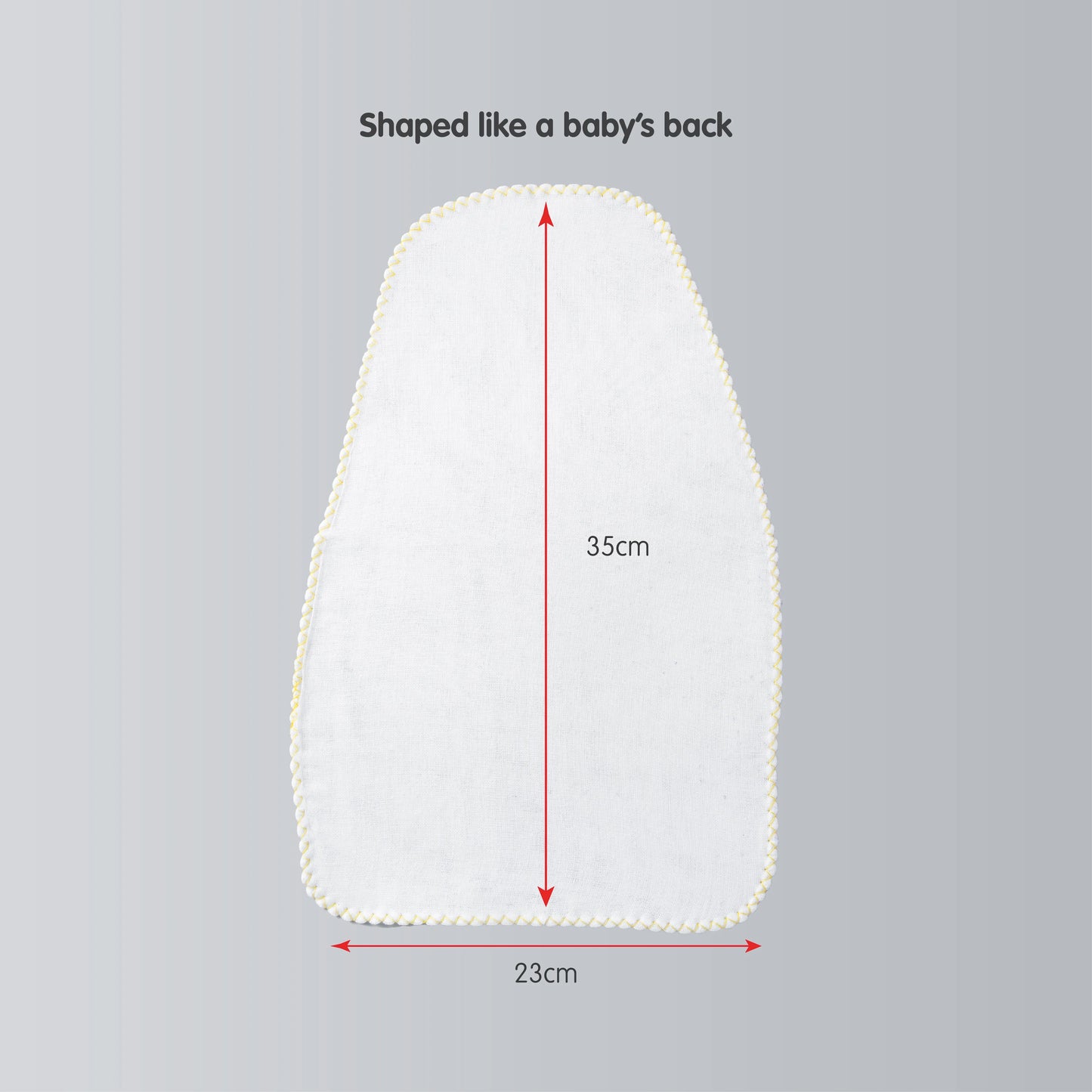 Suzuran Baby Gauze Sweat Pad 3pcs