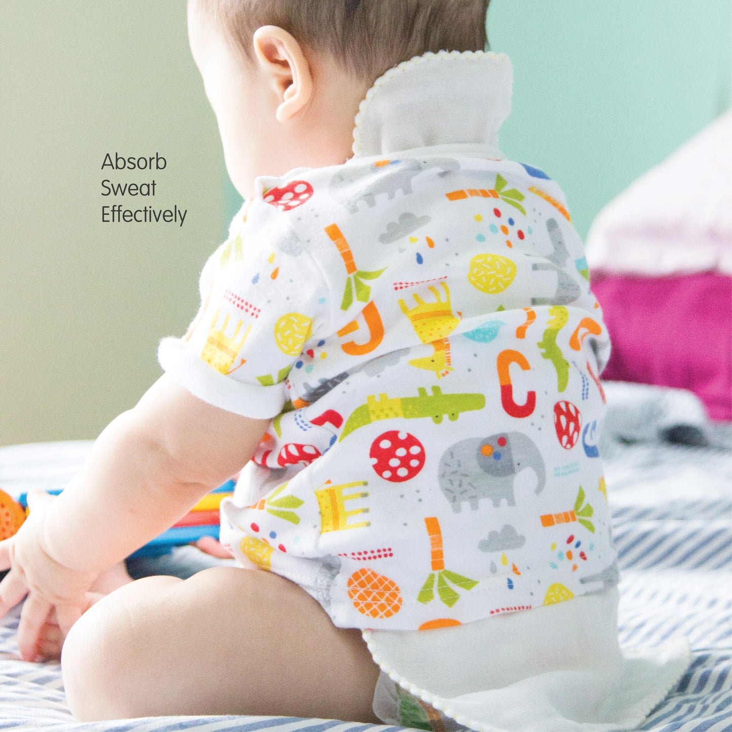 Suzuran Baby Gauze Sweat Pad 3pcs