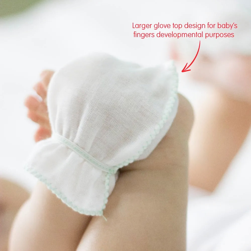 Suzuran Baby Gauze Glove 2 pairs